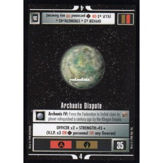 Archanis Dispute