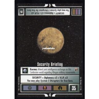 Security Briefing