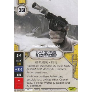 051 DL-44 Schwere Blasterpistole inkl. Würfel