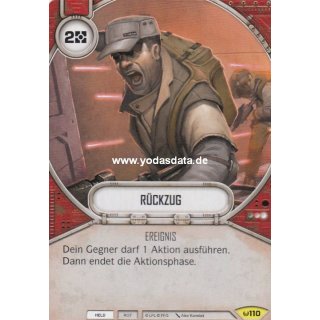 110 Rückzug