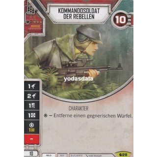028 Kommandosoldat der Rebellen + Würfel