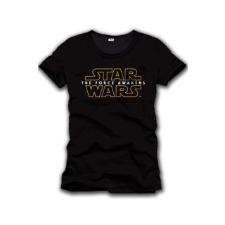 Star Wars Episode VII T-Shirt Logo Größe XL