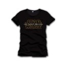 Star Wars Episode VII T-Shirt Logo Größe XL