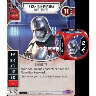 001 Captain Phasma: Elite Trooper + dice