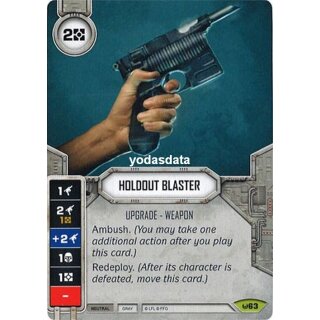 063 Holdout Blaster + dice