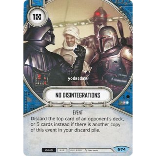 074 No Disintegrations