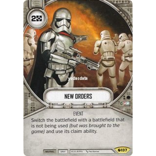 137 New Orders