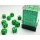 Chessex: Opaque - D6 Set (36) - Green/White