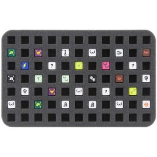 Schaumstoffeinlage für: Dice Masters - 77 Würfel