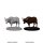 WizKids Deep Cuts Unpainted Miniatures - Oxen