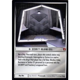 Security Holding Cell