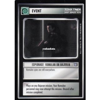 Espionage: Romulan on Bajoran