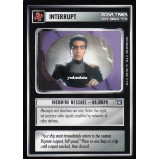 Incoming Message - Bajoran
