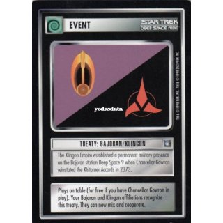 Treaty: Bajoran/Klingon