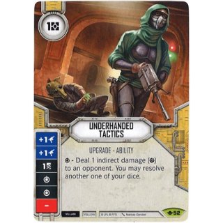 052 Underhanded Tactics - Einzelkarte + Würfel
