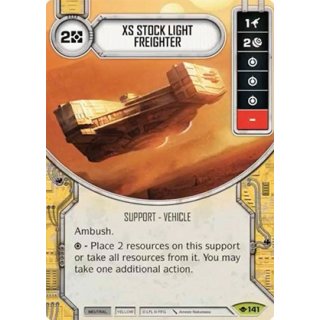 141 XS Stock Light Freighter - Einzelkarte + Würfel