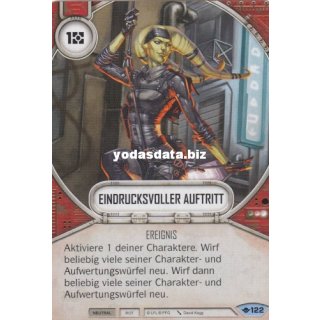 122 Eindrucksvoller Auftritt