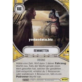 134 Rennwetten