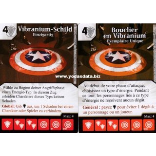 064 Vibranium-Schild - Einzigartig / Bouclier en Vibranium - Exemplaire Unique