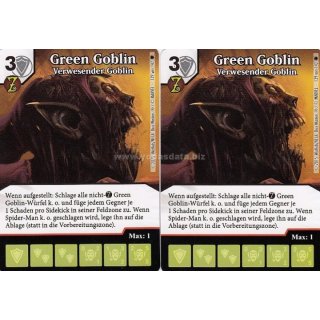 139 Green Goblin - Verwesender Goblin / Le Bouffon Vert - Bouffon Décomposé