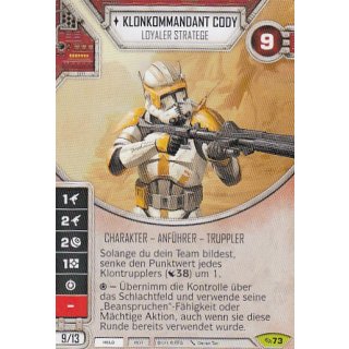 073 Klonkommandant Cody - Loyaler Stratege