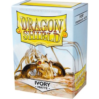 Dragon Shield: Standard Sleeves - Matte (100 Sleeves) - Ivory