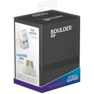 Ultimate Guard: Boulder Deck Case 80+ Standardgröße - Onyx
