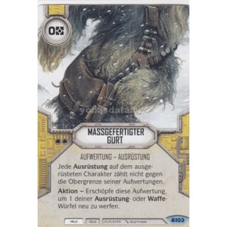 103 Massgefertigter Gurt