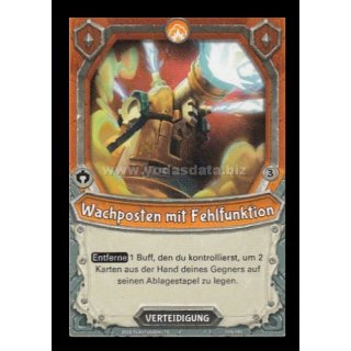 228 Wachposten mit Fehlfunktionen - Foil