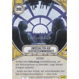 103 Umschalten auf Lichtgeschwindigkeit