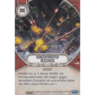 126 Konzentrierter Beschuss