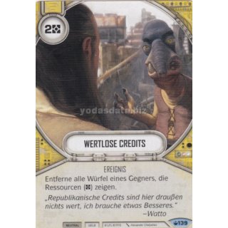 139 Wertlose Credits