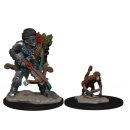 WizKids Painted Miniatures - Boy Rogue & Monkey
