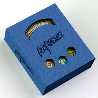 Gamegenic: KeyForge Deck Book - blau