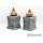 Feuerschalen auf Säulen - Set 1 (2)