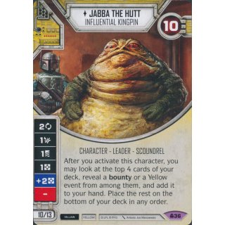 036 Jabba The Hutt - Influential Kingpin