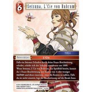 Setsuna, LCie von Rubrum (6-010H) FOIL