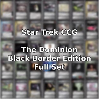 Star Trek CCG: The Dominion Black Border Edition Full Set / Komplettset
