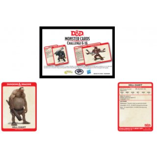 D&D: Monster Card Deck - Lvl 6-16 - EN