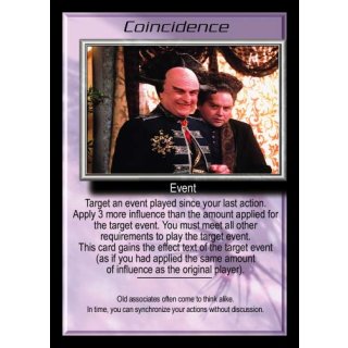 Coincidence