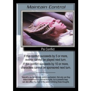 Maintain Control