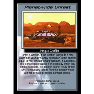 Planet-wide Unrest