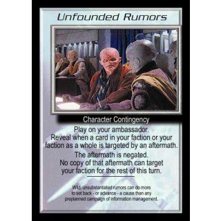 Unfounded Rumors