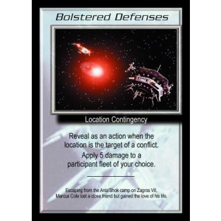 Bolstered Defenses