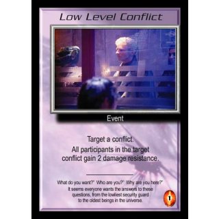 Low Level Conflict