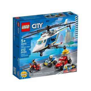 LEGO City - 60243 Verfolgungsjagd mit dem Polizeihubschrauber