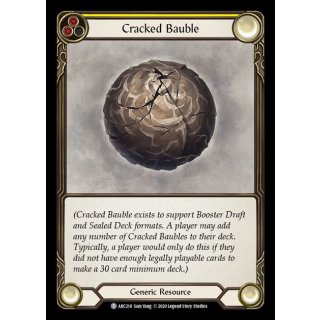 218 - Cracked Bauble - Yellow