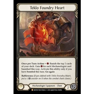004 - Teklo Foundry Heart - Rainbow Foil
