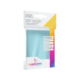 Gamegenic: SOFT Sleeves - Clear (100 Sleeves)