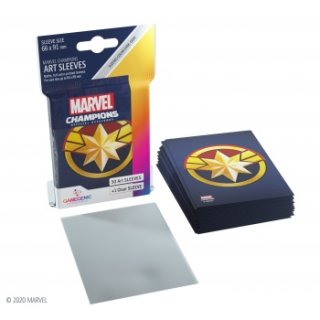 Gamegenic: Marvel Champions Art Sleeves - Captain Marvel (50+1 Sleeves)